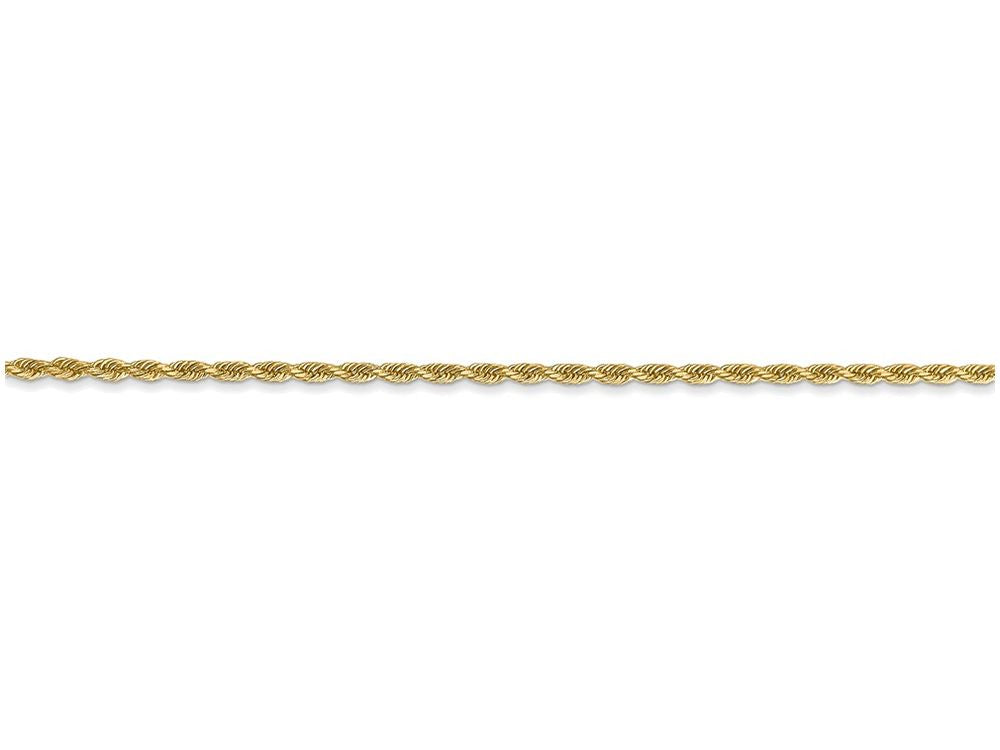 FJC Finejewelers 7 Inch 14k Yellow Gold 1.50mm bright-cut Rope With Lobster Clasp Chain Bracelet