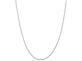 FJC Finejewelers 9 Inch 14k White Gold 1.5mm bright-cut Rope Chain Ankle Bracelet (Smaller Ankles)