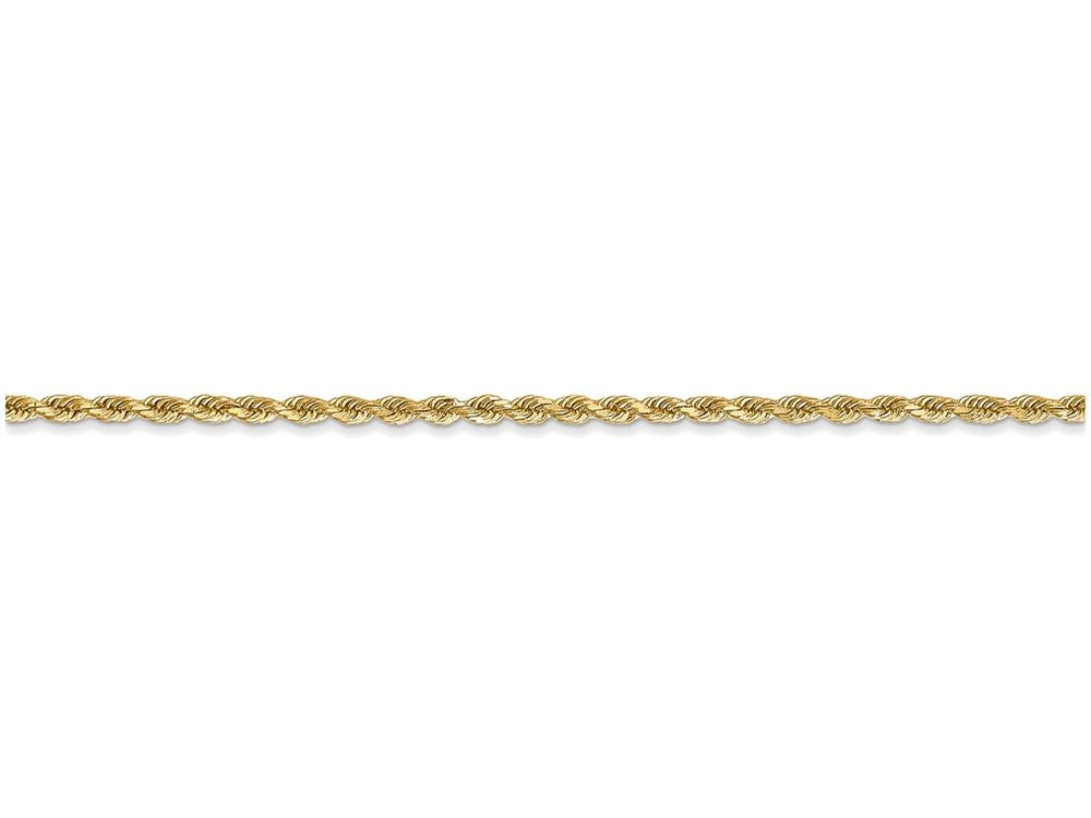 FJC Finejewelers 24 Inch 14k Yellow Gold 1.75mm bright-cut Rope With Lobster Clasp Chain Necklace