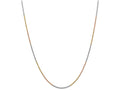 FJC Finejewelers 7 Inch 14 kt Tri Color Gold 1.8mm bright-cut Rope Chain Bracelet