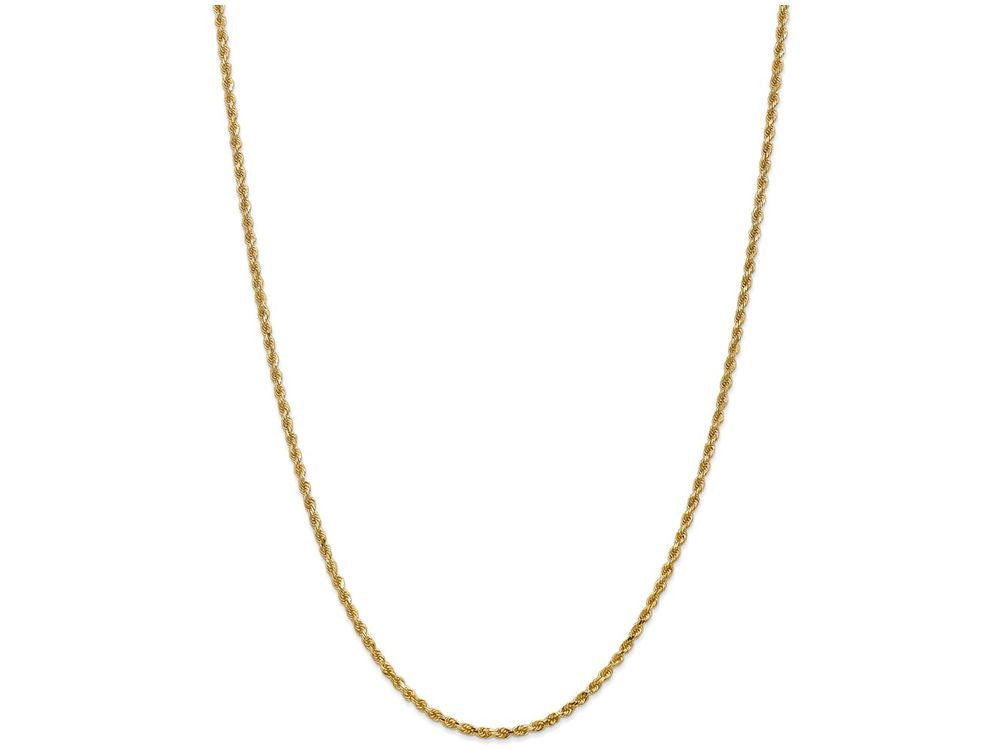 FJC Finejewelers 18 Inch 14k Yellow Gold 2.25mm bright-cut Rope With Lobster Clasp Chain Necklace