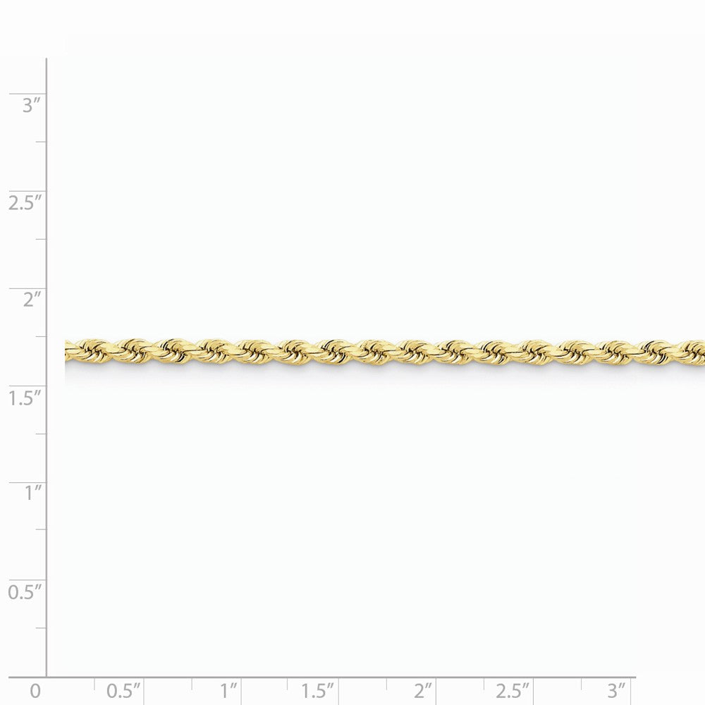 FJC Finejewelers 16 Inch 14k Yellow Gold 3.5mm bright-cut Rope With Lobster Clasp Chain Necklace