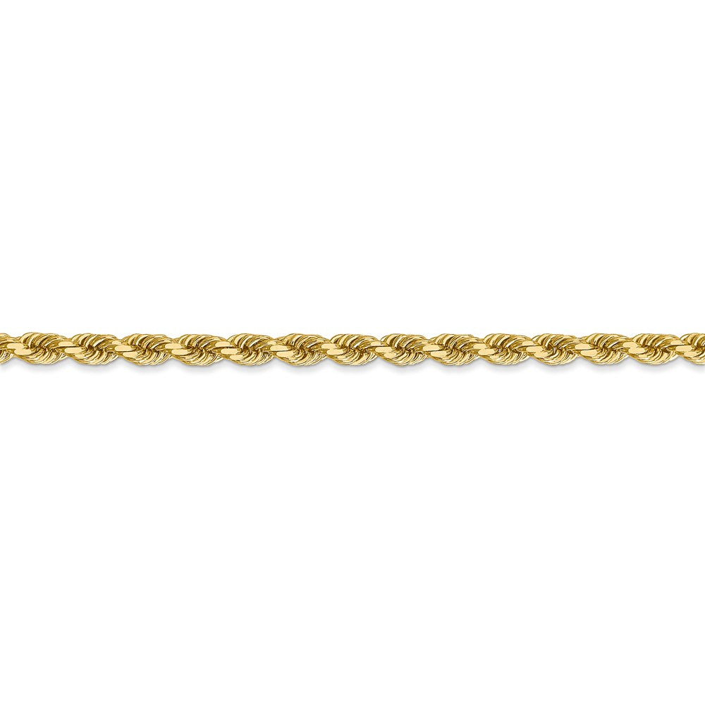 FJC Finejewelers 18 Inch 14k Yellow Gold 3.5mm bright-cut Rope With Lobster Clasp Chain Necklace