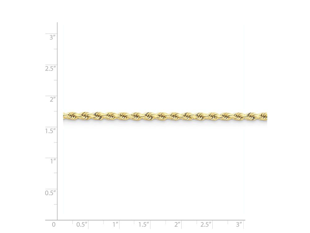 FJC Finejewelers 24 Inch 14k Yellow Gold 3.5mm bright-cut Rope With Lobster Clasp Chain Necklace