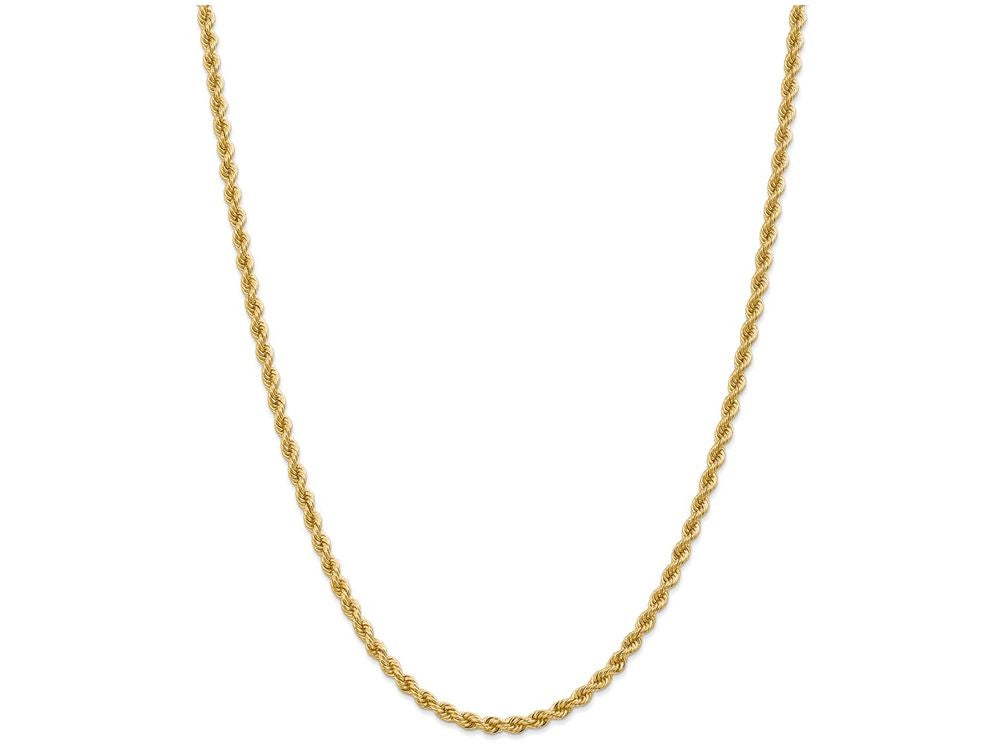 FJC Finejewelers 20 Inch 14k Yellow Gold 3.65mm Handmade Regular Rope Chain Necklace