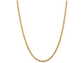 FJC Finejewelers 22 Inch 14k Yellow Gold 4mm bright-cut Rope With Lobster Clasp Chain Necklace