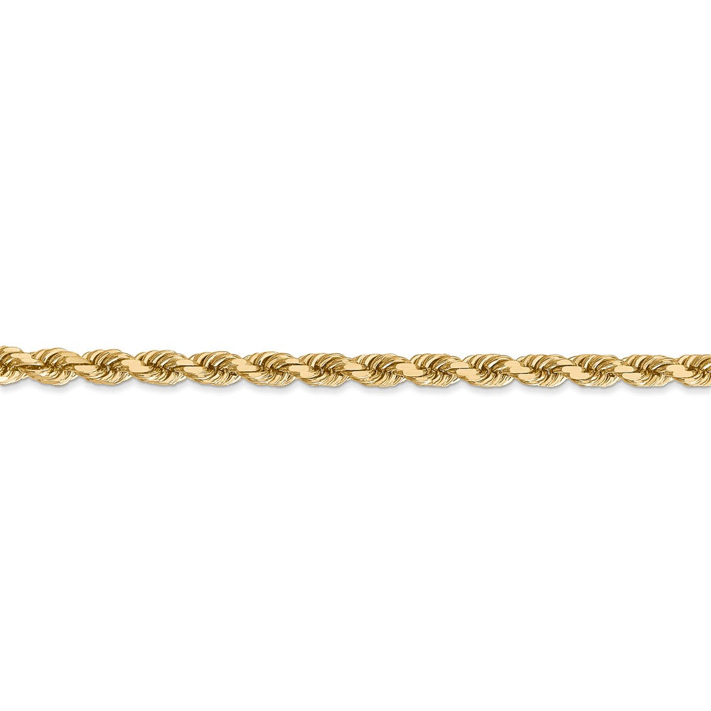 FJC Finejewelers 24 Inch 14k 4mm bright-cut Rope With Lobster Clasp Chain Necklace