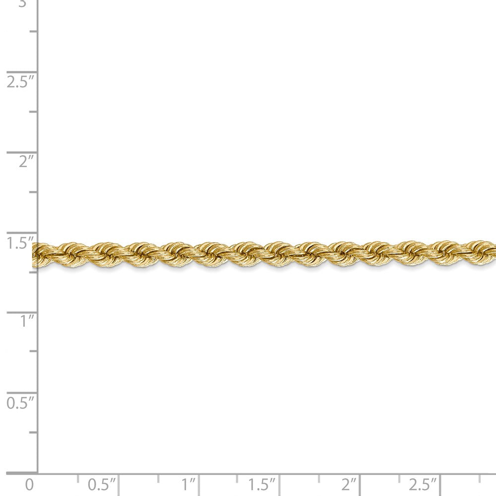 FJC Finejewelers 22 Inch 14k 4mm Handmade Regular Rope Chain Necklace