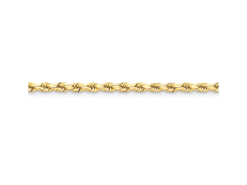 FJC Finejewelers 20 Inch 14k 5mm bright-cut Rope With Lobster Clasp Chain Necklace