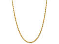 FJC Finejewelers 24 Inch 14k 5mm bright-cut Rope With Lobster Clasp Chain Necklace