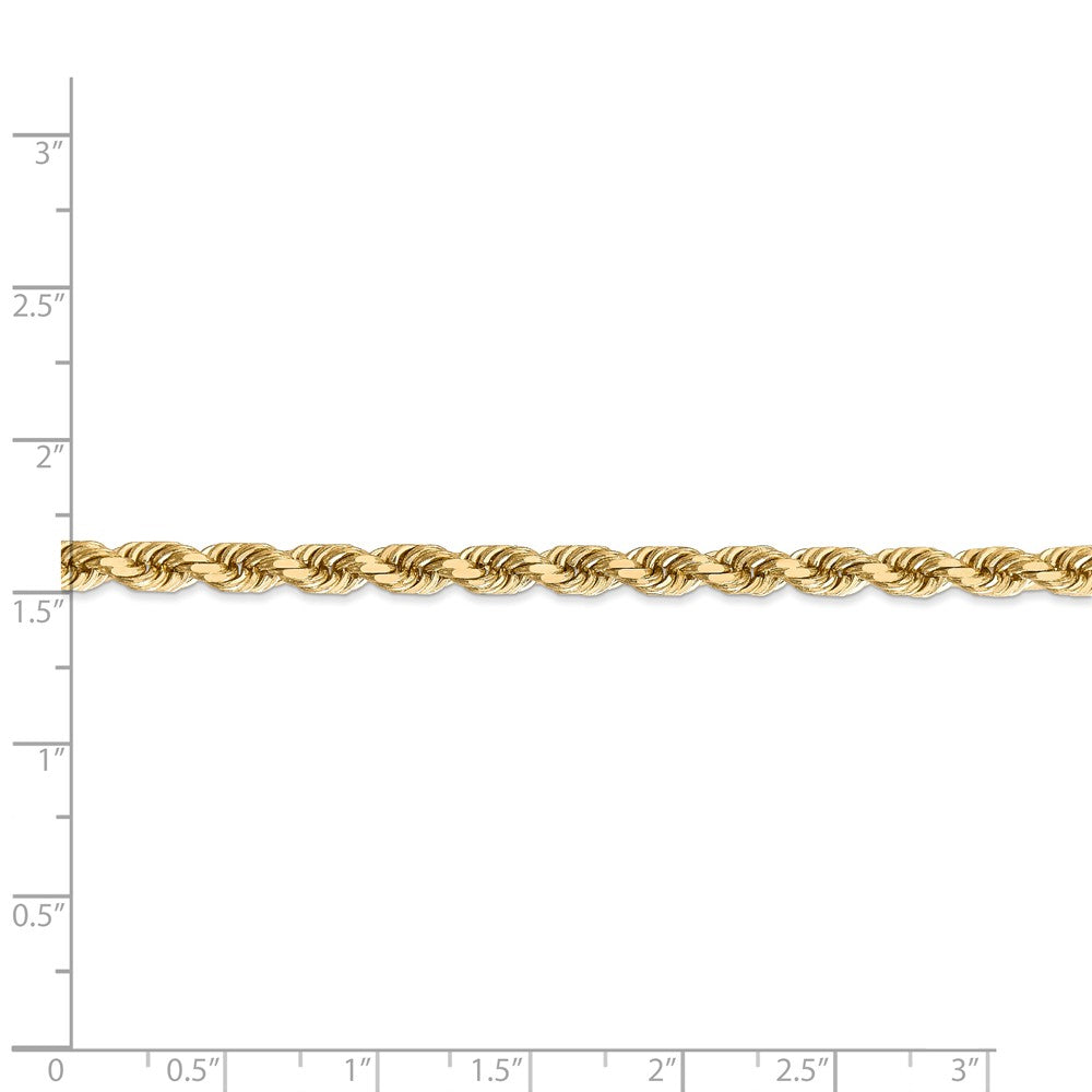 FJC Finejewelers 30 Inch 14k 5mm bright-cut Rope With Lobster Clasp Chain Necklace