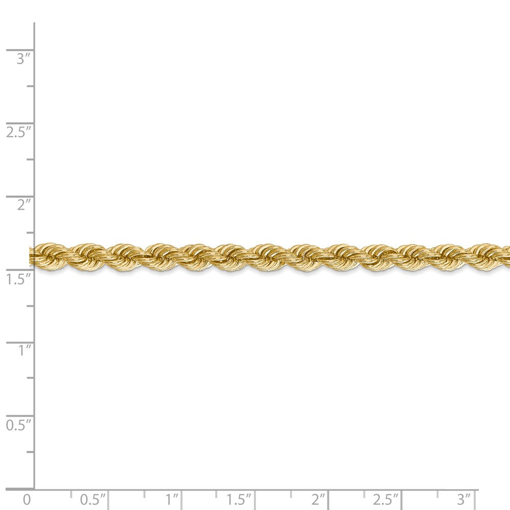 FJC Finejewelers 24 Inch 14k 5mm Handmade Regular Rope Chain Necklace