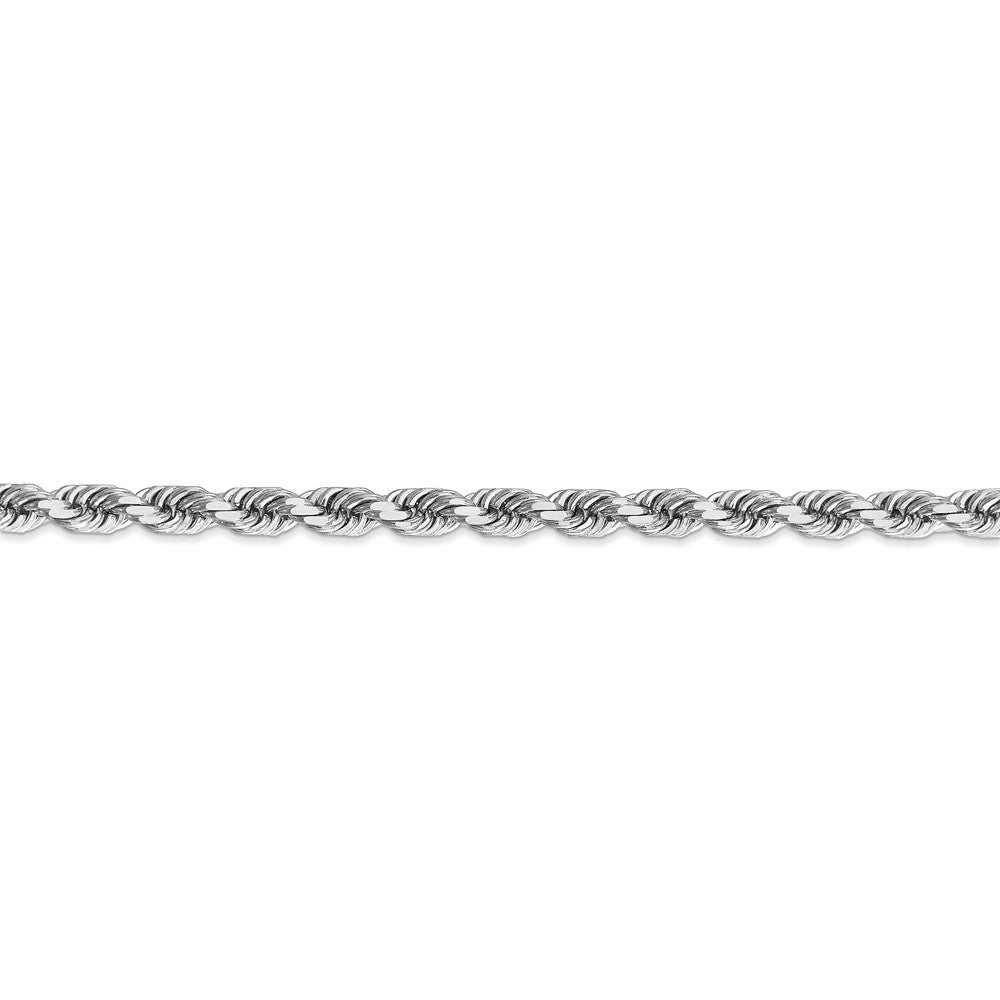 FJC Finejewelers 22 Inch 14k White Gold 5mm bright-cut Rope Chain Necklace