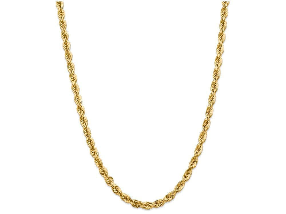 FJC Finejewelers 18 Inch 14k 5.5mm bright-cut Rope With Lobster Clasp Chain Necklace