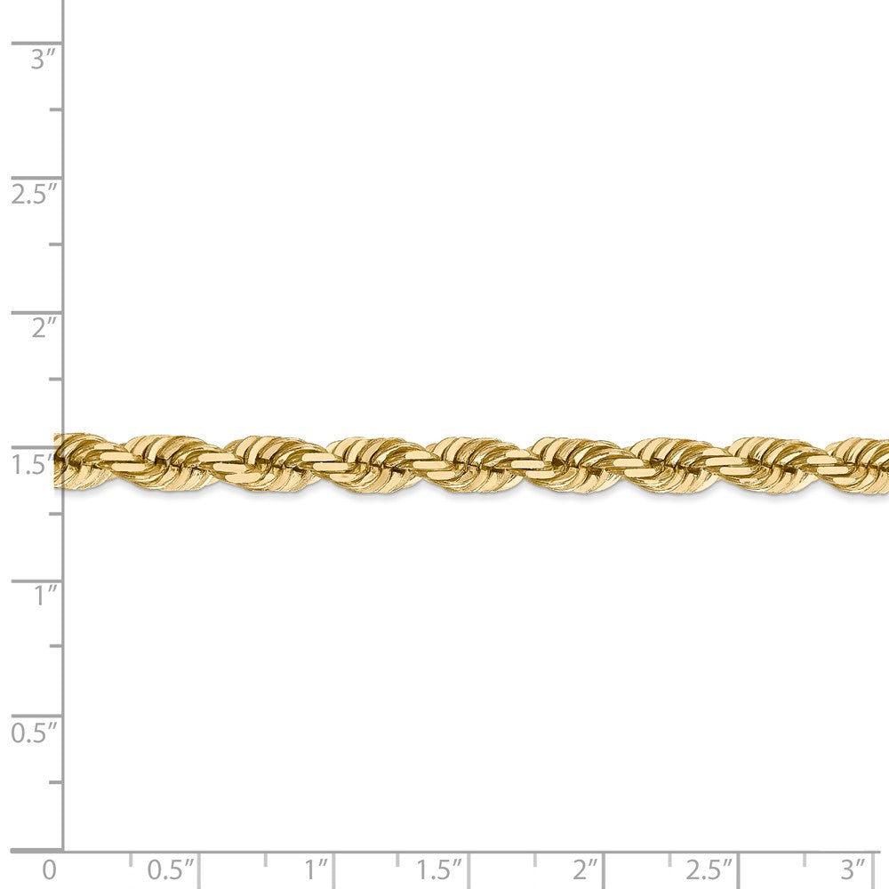 FJC Finejewelers 24 Inch 14k 5.5mm bright-cut Rope With Lobster Clasp Chain Necklace