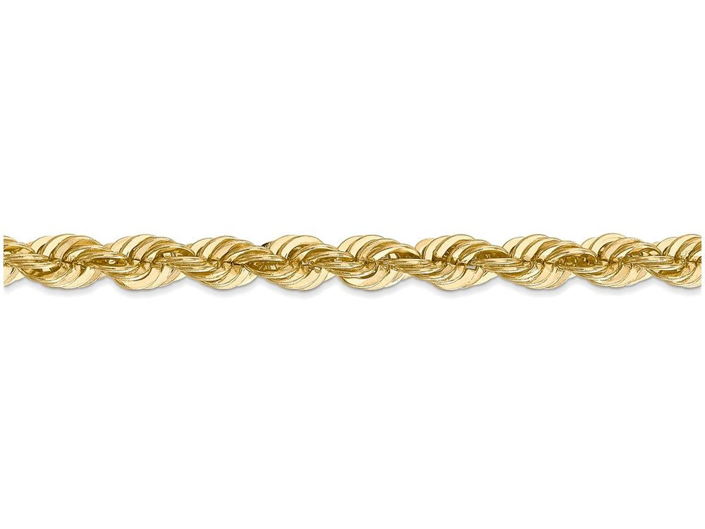 FJC Finejewelers 8 Inch 14k Yellow Gold 6mm Handmade Regular Rope Chain Bracelet