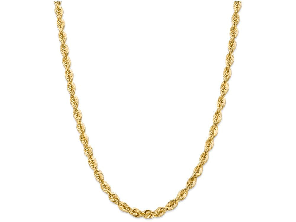 FJC Finejewelers 8 Inch 14k Yellow Gold 6mm Handmade Regular Rope Chain Bracelet