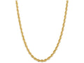 FJC Finejewelers 9 Inch 14k Yellow Gold 6mm Handmade Regular Rope Chain Ankle Bracelet (Smaller Ankles)