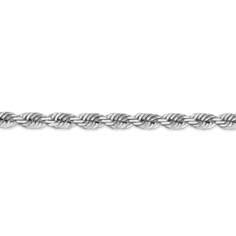 FJC Finejewelers 20 Inch 14k White Gold 5.5mm bright-cut Rope Chain Necklace