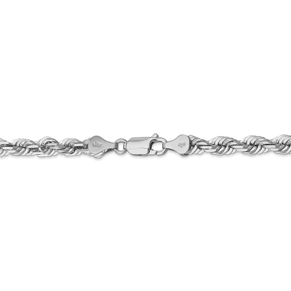 FJC Finejewelers 20 Inch 14k White Gold 5.5mm bright-cut Rope Chain Necklace