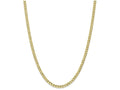 FJC Finejewelers 18 Inch 10k 4.3mm Semi-solid Curb Link Chain Necklace