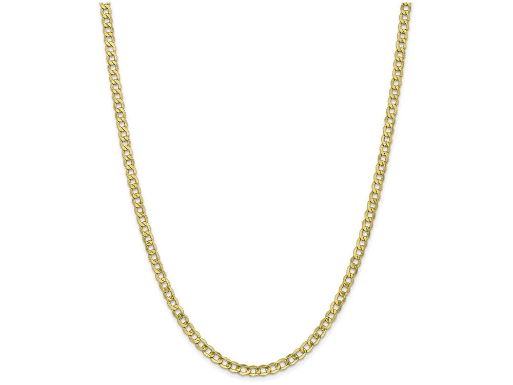 FJC Finejewelers 20 Inch 10k 4.3mm Semi-solid Curb Link Chain Necklace