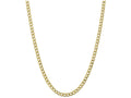 FJC Finejewelers 16 Inch 10k 5.25mm Semi-solid Curb Link Chain Necklace