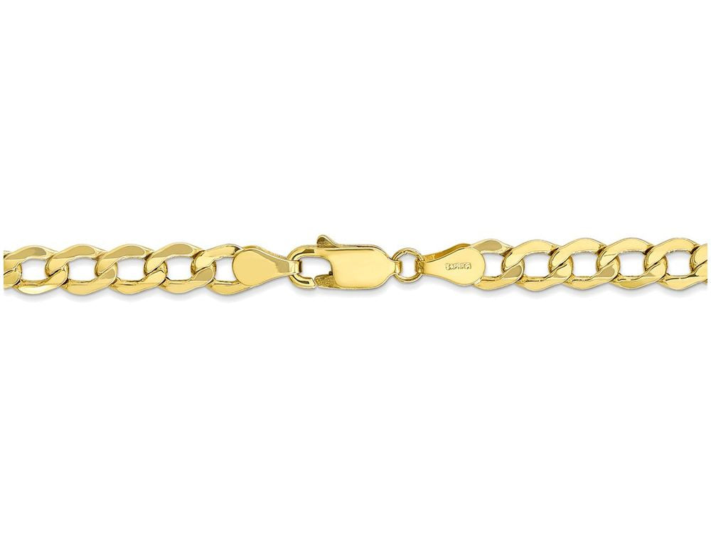 FJC Finejewelers 20 Inch 10k 5.25mm Semi-solid Curb Link Chain Necklace