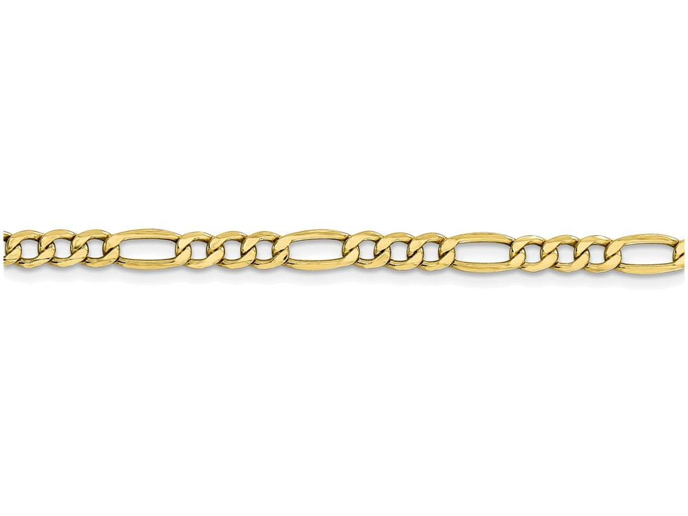 FJC Finejewelers 16 Inch 10k 4.75mm Semi-solid Figaro Chain Necklace