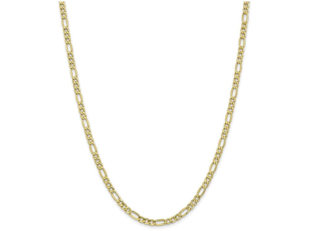 FJC Finejewelers 7 Inch 10k 4.75mm Semi-solid Figaro Chain Bracelet
