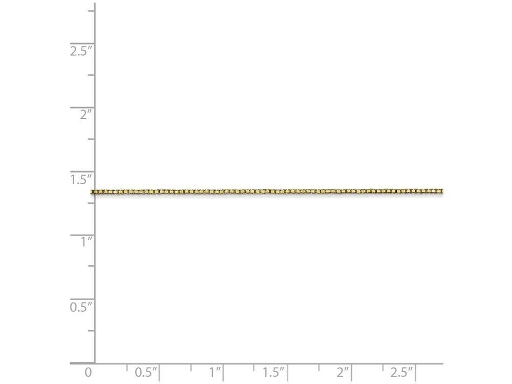 FJC Finejewelers 20 Inch 10k .90mm Box Chain Necklace
