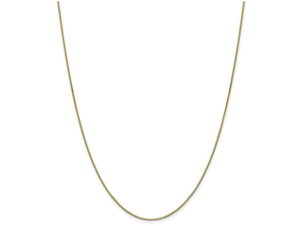 FJC Finejewelers 9 Inch 10k .90mm Box Chain Ankle Bracelet (Smaller Ankles)