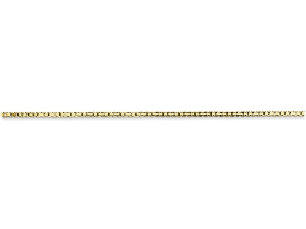FJC Finejewelers 9 Inch 10k 1.10mm Box Chain Ankle Bracelet (Smaller Ankles)