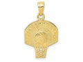 FJC Finejewelers 10k Yellow Gold Basketball Charm