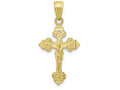 FJC Finejewelers 10k Yellow Gold Crucifix Charm
