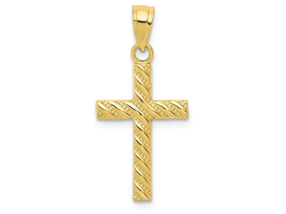 FJC Finejewelers 10k Yellow Gold Cross Charm
