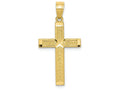 FJC Finejewelers 10k Yellow Gold Cross Charm