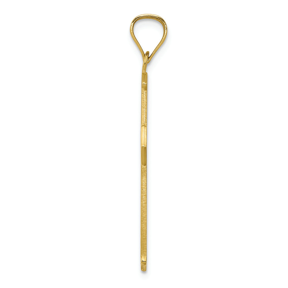 FJC Finejewelers 10k Yellow Gold Cross Charm