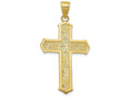 FJC Finejewelers 10k Yellow Gold Passion Cross Charm