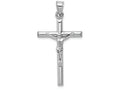 FJC Finejewelers 10k White Gold Crucifix Charm