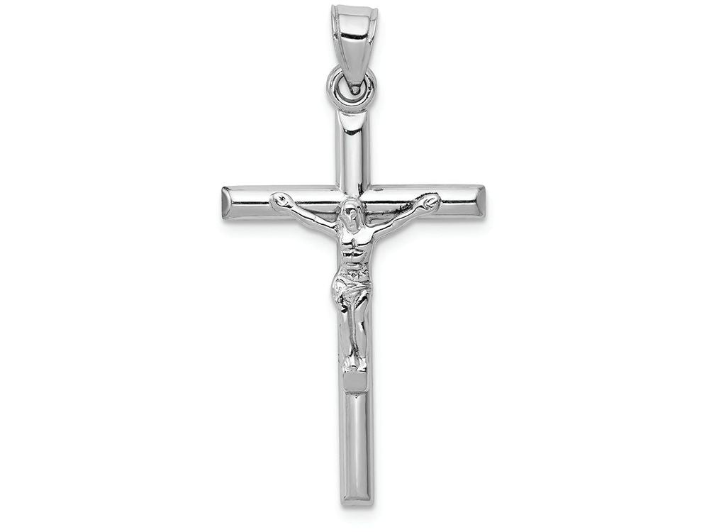 FJC Finejewelers 10k White Gold Crucifix Charm