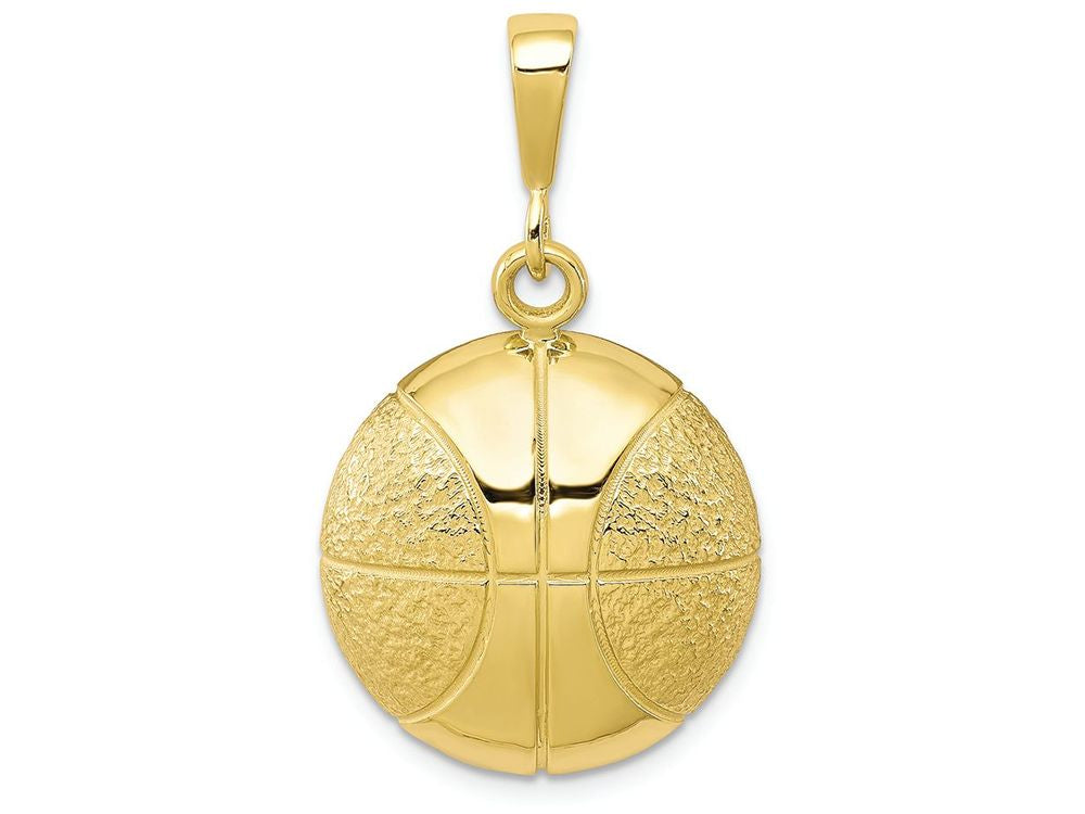 FJC Finejewelers 10k Yellow Gold Basketball Charm