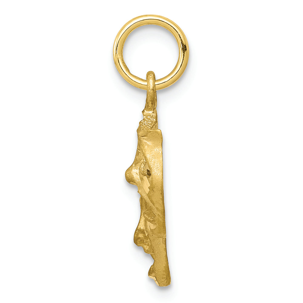 FJC Finejewelers 10k Yellow Gold Comedytragedy Charm