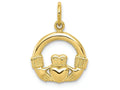 FJC Finejewelers 10k Yellow Gold Claddagh Charm