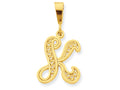 FJC Finejewelers 10k Initial K Charm