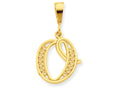 FJC Finejewelers 10k Initial O Charm