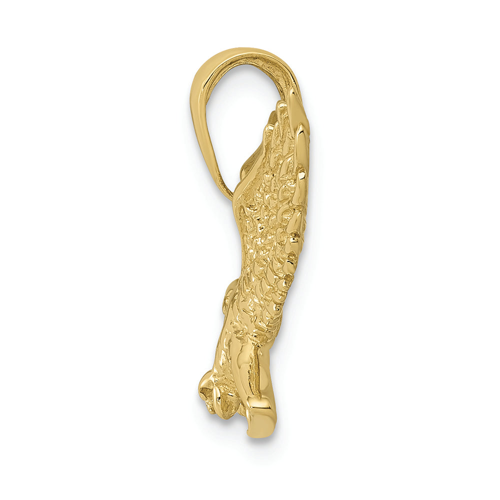 FJC Finejewelers 10k Yellow Gold 3d Eagle Landing Charm