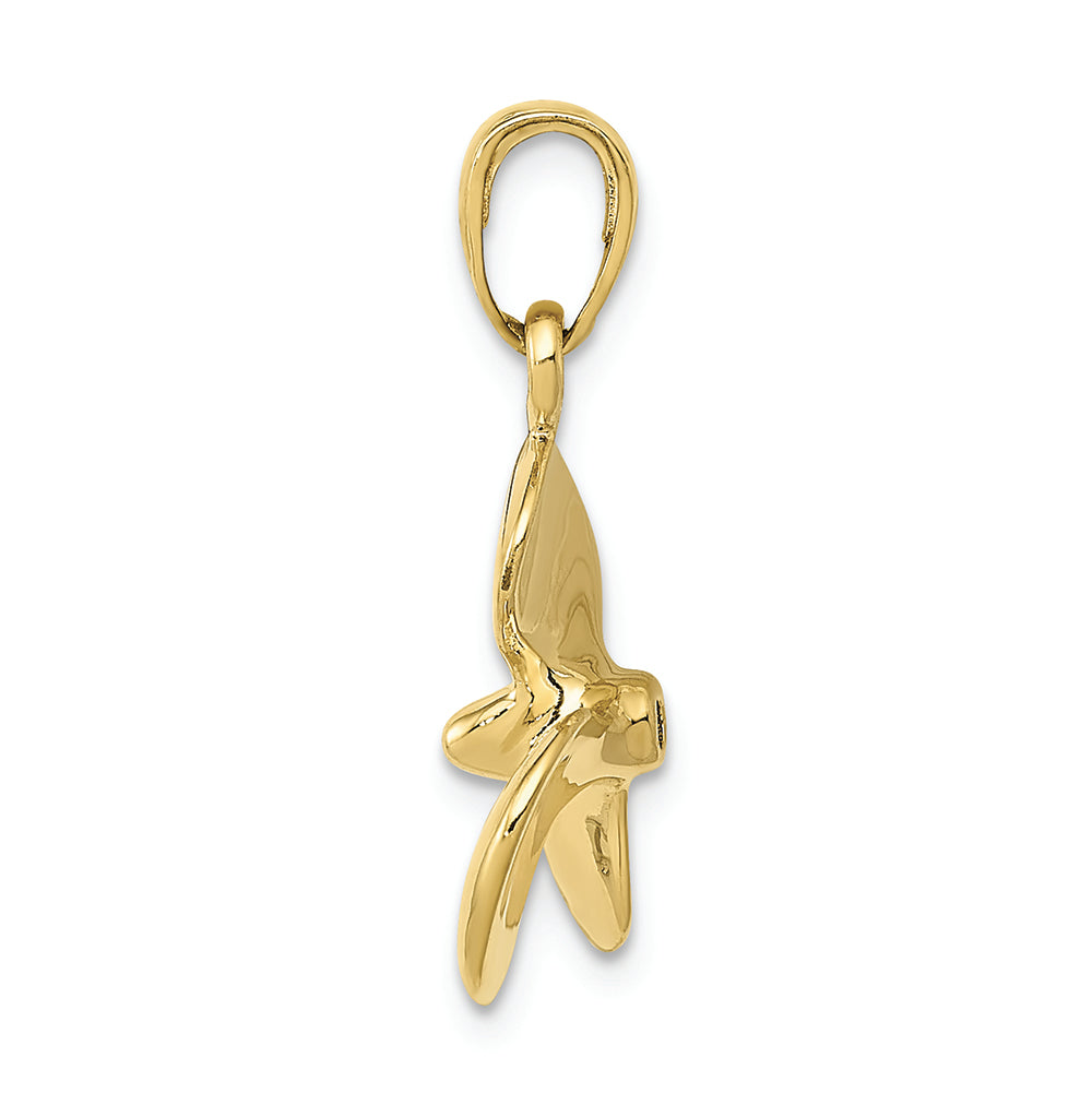 FJC Finejewelers 10k Yellow Gold Polished 3d Propeller Charm