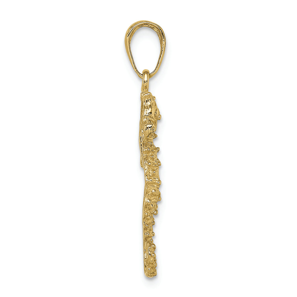FJC Finejewelers 10k Yellow Gold Seahorse Charm