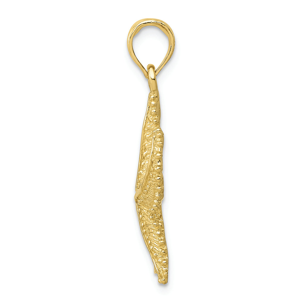 FJC Finejewelers 10k Yellow Gold Polished Open-backed Starfish Charm